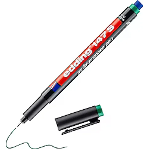 Edding 147S 0.3 mm Silgili Asetat Kalemi Yeşil