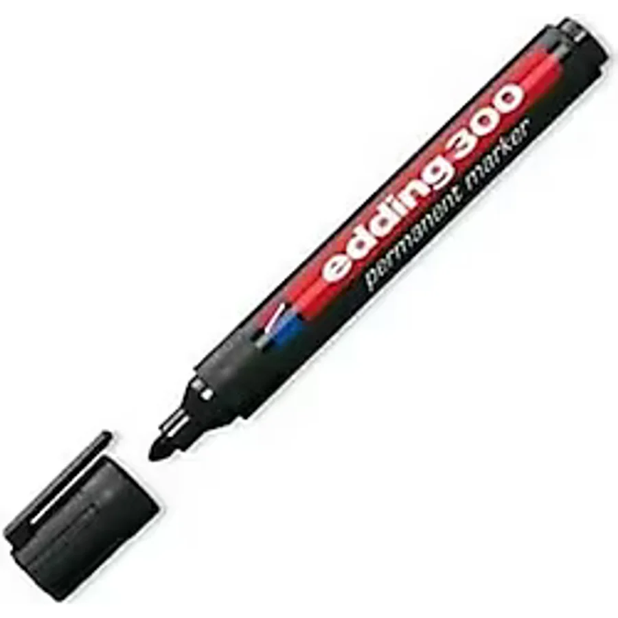 Edding 300 Siyah Permanent Marker Kalem