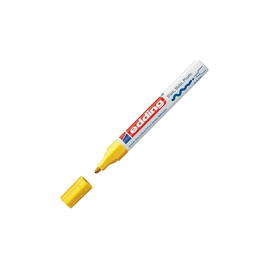 Edding 750 Boya Dekor Sarı Marker Kalemi