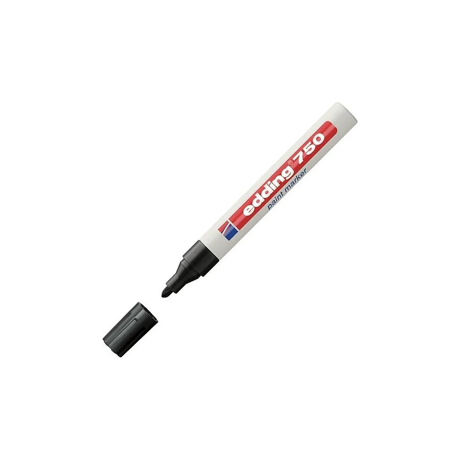 Edding 750 Boya Dekor Siyah Marker Kalemi