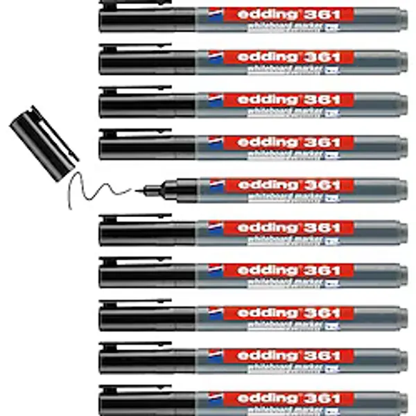 Edding E-361 İnce Uçlu 10'lu Tahta Kalemi