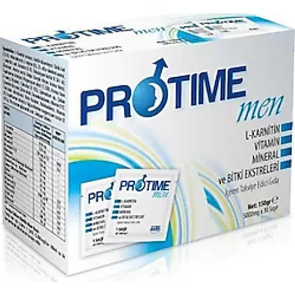 Edis Pharma Protime Men 30 Saşe L-Karnitin İçeren Sporcu Besini Takviyesi