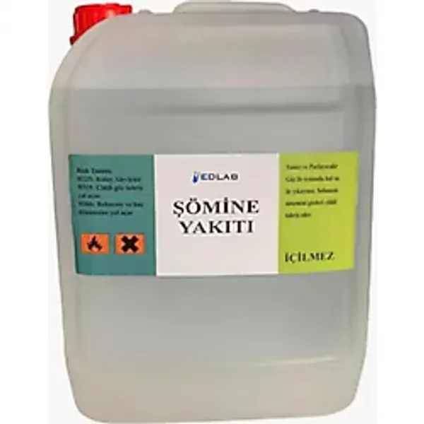 Edlab 10 Litre Bioethanol Şömine Yakıtı 1. Kalite Kokusuz