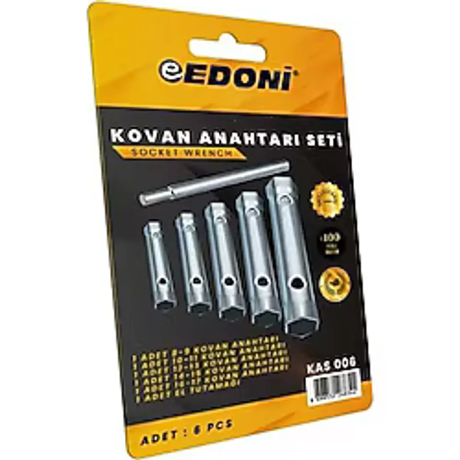 EDONİ KOVAN ANAHTARI SETİ 6 PARÇA