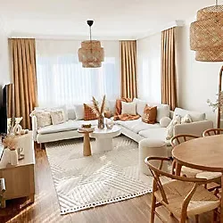 Edsy Home Bella Köşe Koltuk Takımı - Krem - Sol Köşe