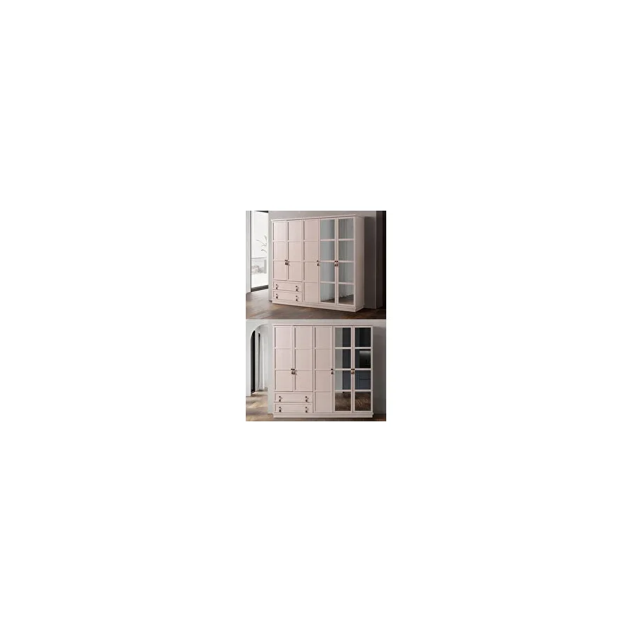 Edsy Home Doru 5 Kapaklı Dolap - Bej