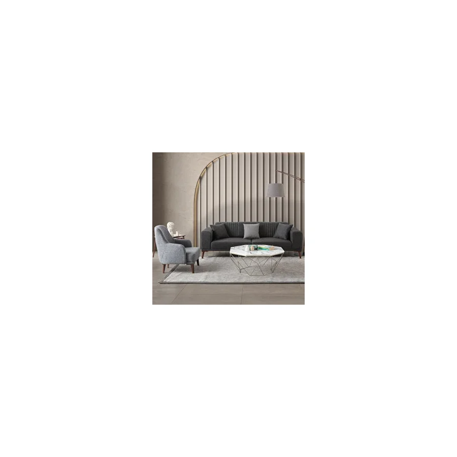 Edsy Home Regnar 3+1 Koltuk Takımı Antrasit