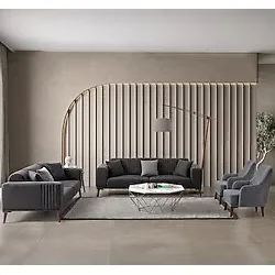 Edsy Home Regnar 3+3+1+1 Koltuk Takımı Antrasit