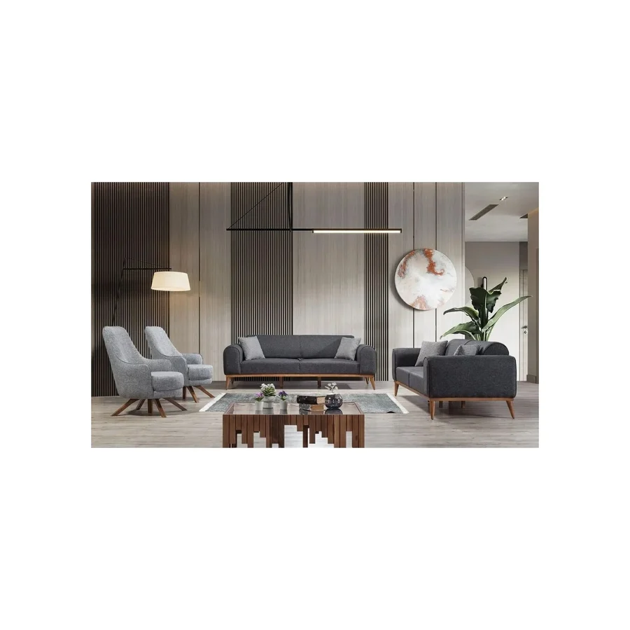 Edsy Home Rupon 3+3+1+1 Koltuk Takımı Antrasit