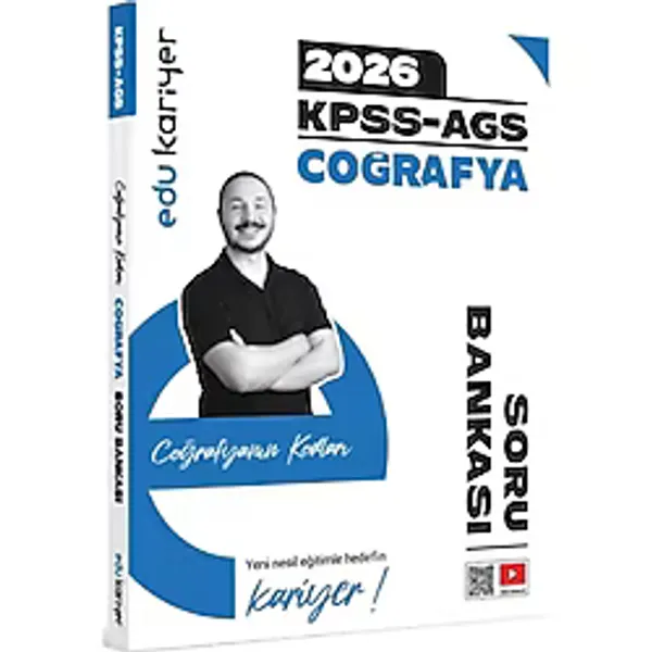 Edu Kariyer Coğrafyanın Kodları KPSS-AGS Coğrafya Video Çözümlü Soru Bankası