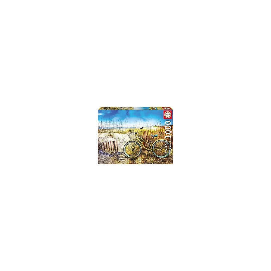 Educa 1000 Parça Yapboz Sahilde Bisiklet Educa Puzzle Yapıştırıcısı Dahil