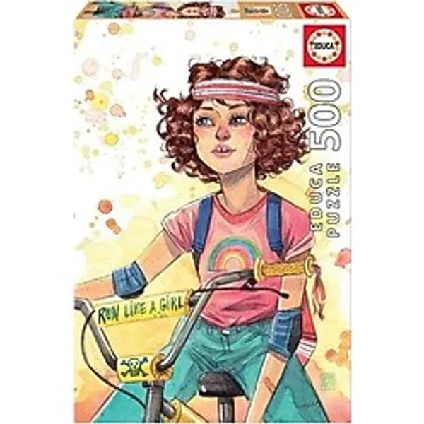 Educa 500 Parca Run Like A Girl Puzzle - Cocuk Ve Yetiskinler Icin