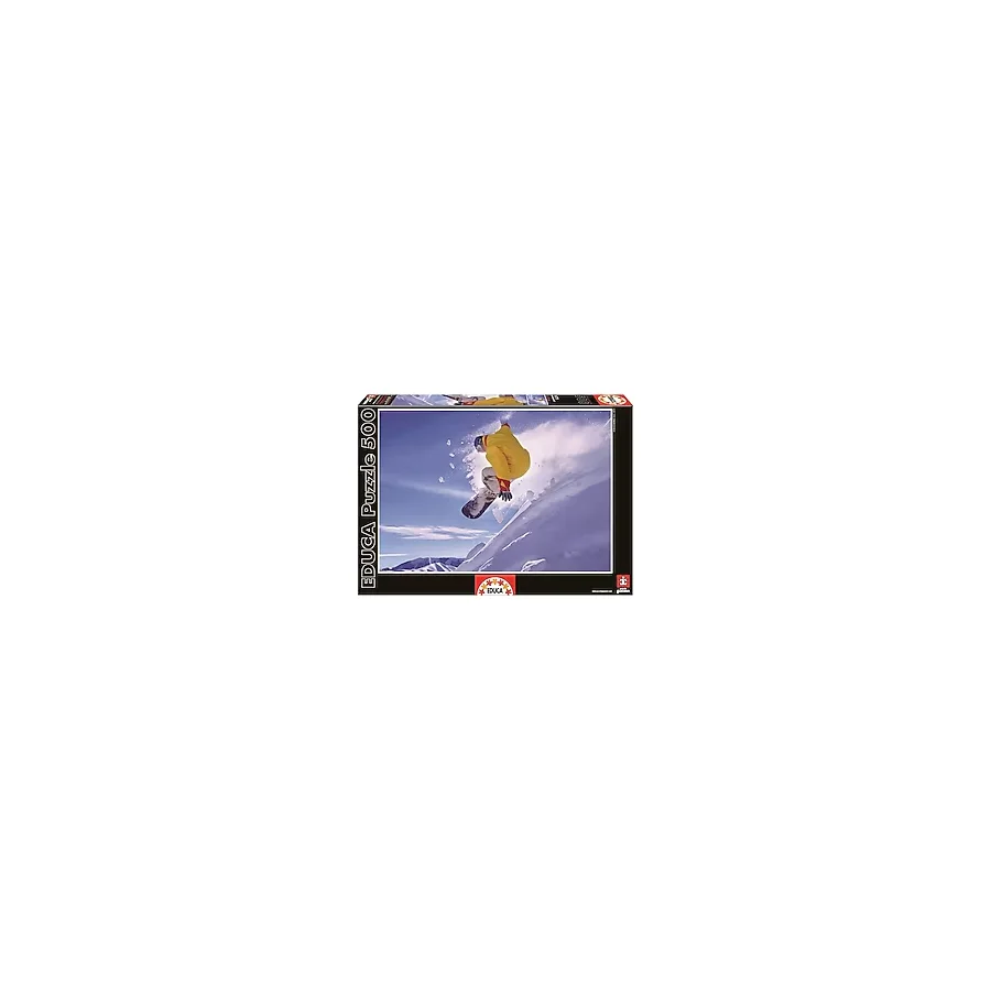 Educa 500 Parcali Yapboz Snowboard Educa Puzzle Yapistiricisi Dahil