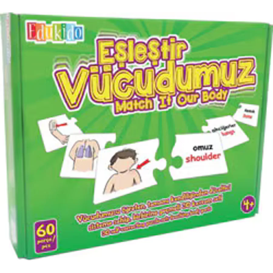 Edukido Eşleştir Vücudumuz