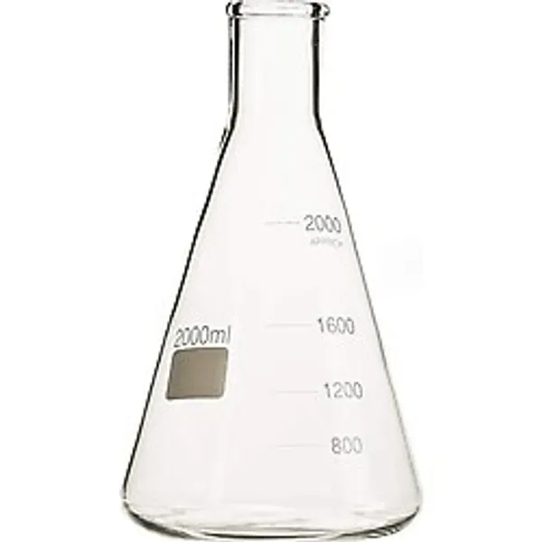 Edulab ERLENMAYER (2000 ml. Cam)