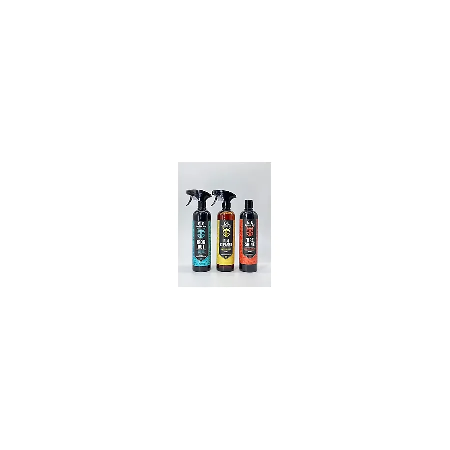 EE CUSTOM CAR E&E Custom Car Demir Tozu Temizleyici 700 Ml, Jant Temizleyici 700 Ml, Lastik Parlatma Jeli 700 ml