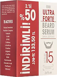 Eeose Ultra Forte Actives 15 75 ml 2 Adet Sakal Serumu