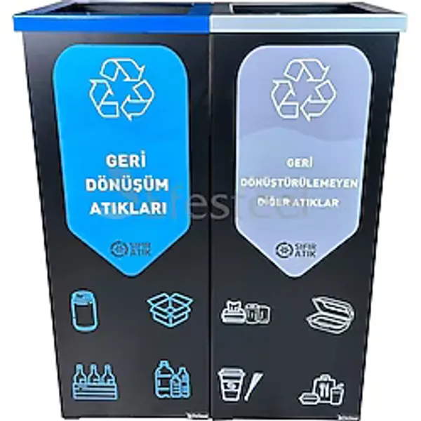 Efesteel Ikili Geri Dönüşüm Kutusu
