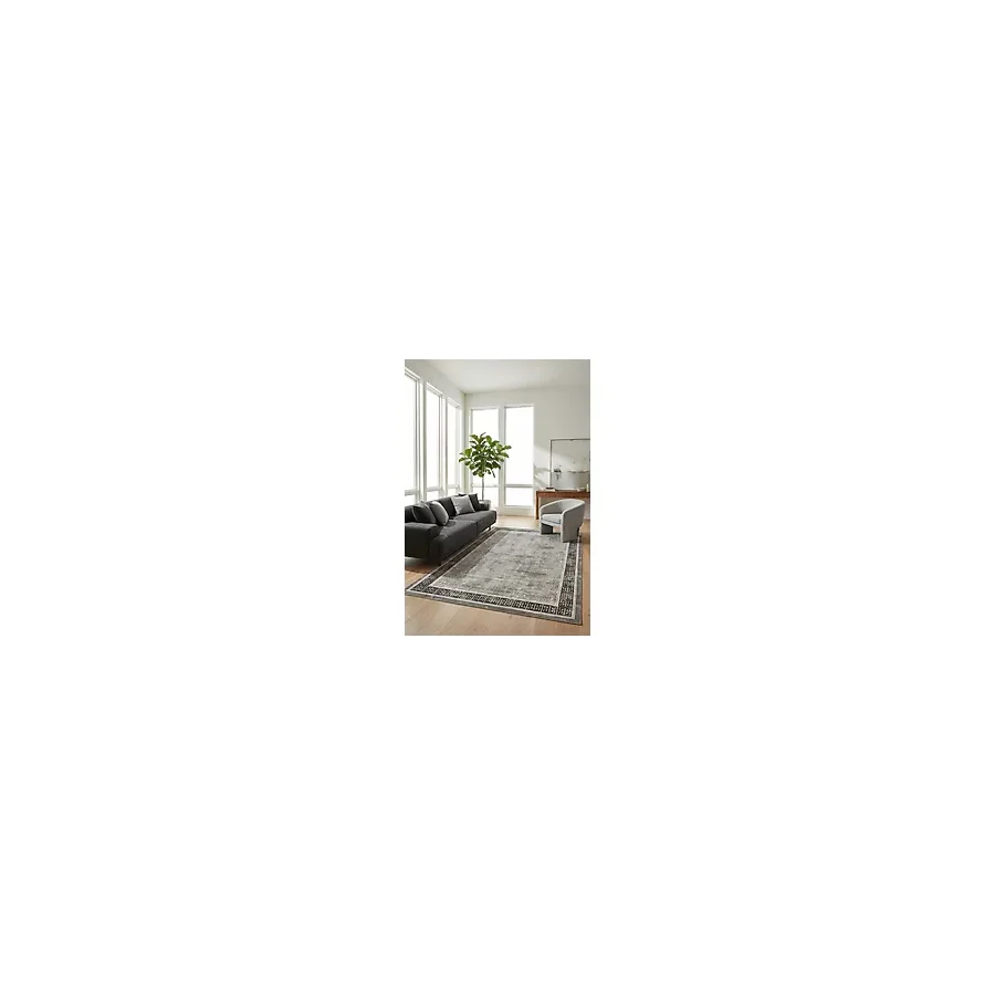 Efor Halı Lynosse Gri Halı Modern Dokuma Halı Yumuşak Oturma Odası Salon Çocuk Odası Mutfak Halısı P0397