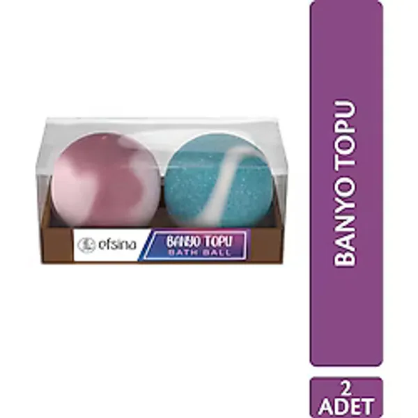 Efsina Köpük Yapıcı Banyo Topu 2'li Bath Ball 2 x 115 G