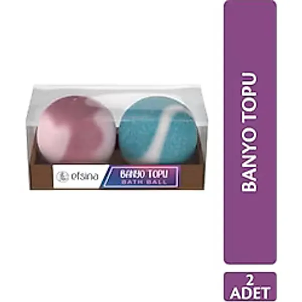 Efsina Köpük Yapıcı Banyo Topu 2'li Set Bath Ball 115 g x 2