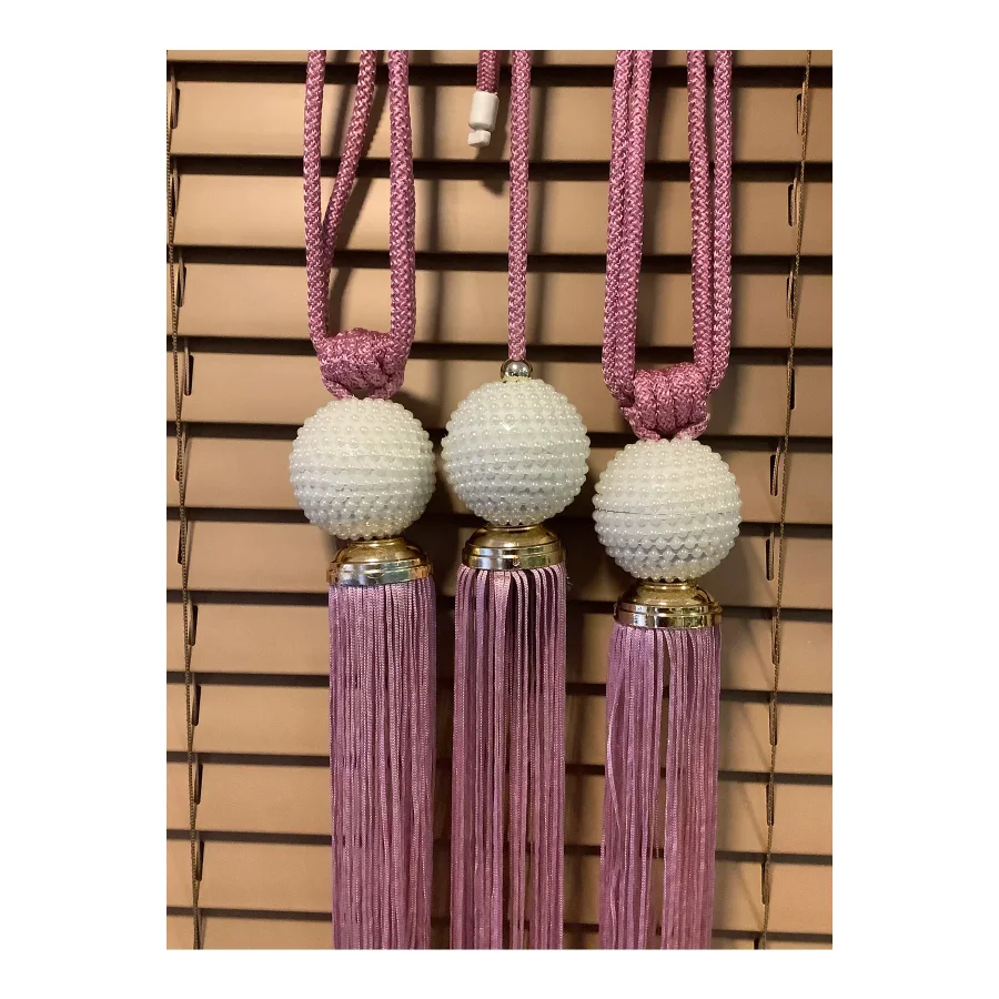 Ege'nin Atölyesinden Broçöl, French Design, Yan Bağlama, Perde Aksesuarı Set 3 Parça