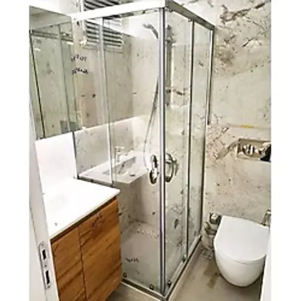Egeli Silver Serisi Relax Profil 6mm Temperli Duşakabin 120X120