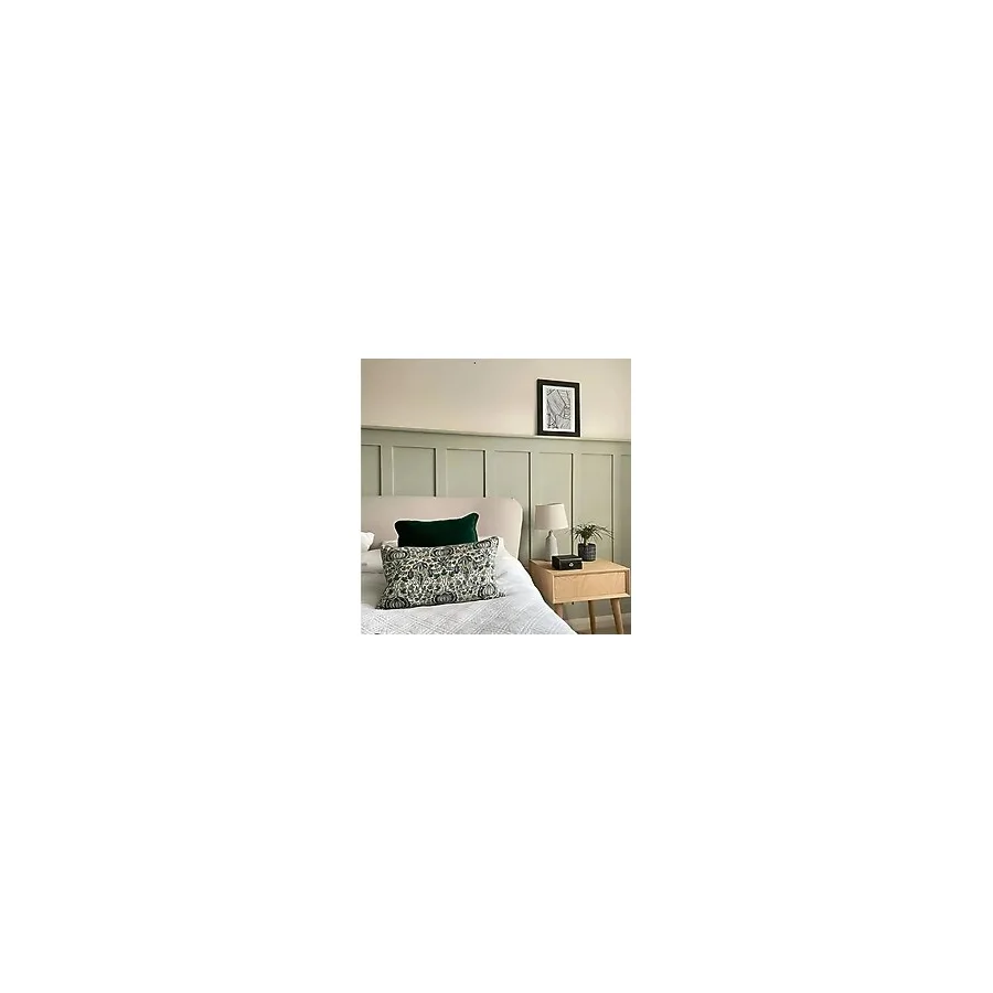 EGGE Home Boyanabilir 100X8X6MM Ham Mdf Iskandinav Duvar Çıtası 1 Paket (5 Adet)
