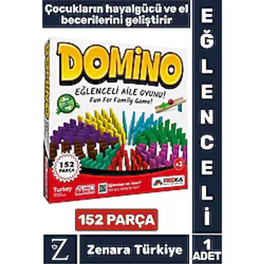 Eğitici Koordinasyon Odaklanma Beceri Geliştirici Aile Arkadaş Grup Oyunu Eğlenceli Ahşap Domino
