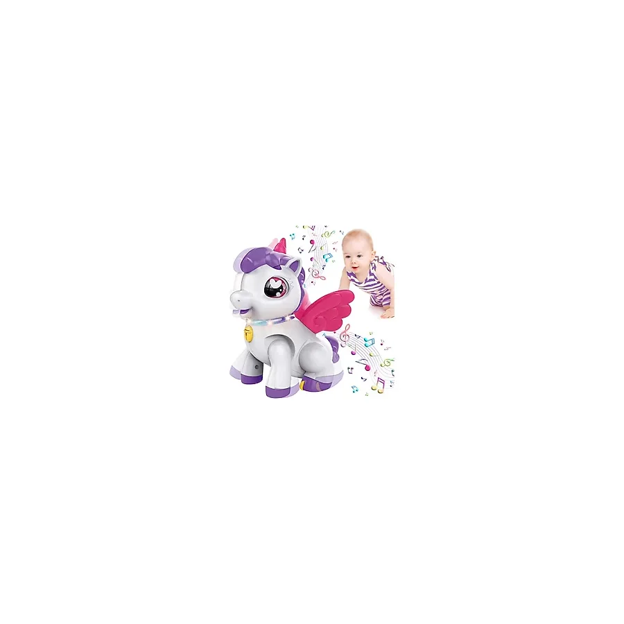 Eğitici Müzikli Işıklı Hareketli Unicorn Emekleme Arkadaşım - Bebek Yürüyüş Ve Emekleme Oyuncağı