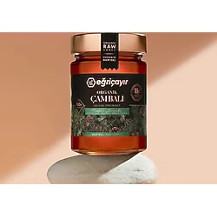 Eğriçayır Organik Çam Balı TA15+ 450g - 450 gr