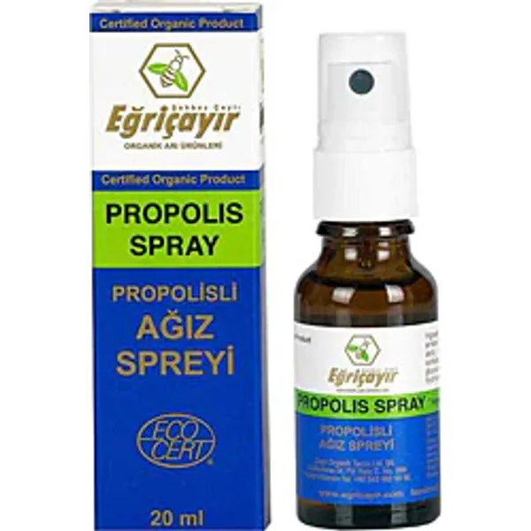 Eğriçayır Organik Propolis Ağız Spreyi 20 ml