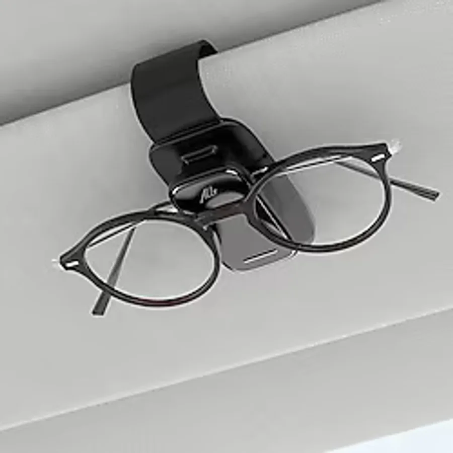 Eilo Luxe Ally Araba İçin Gözlük Eşya Ergonomik Saklama KLIPSI-(5775) - AA002C-67BMV1 - Siyah - Renkli