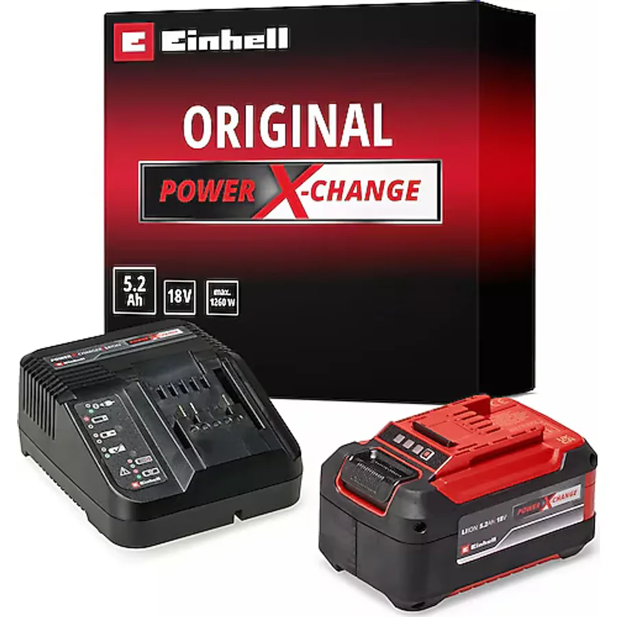 Einhell 4512147 PXC Starter Kit 18 V 5.2 Ah Akü Şarj Cihazı