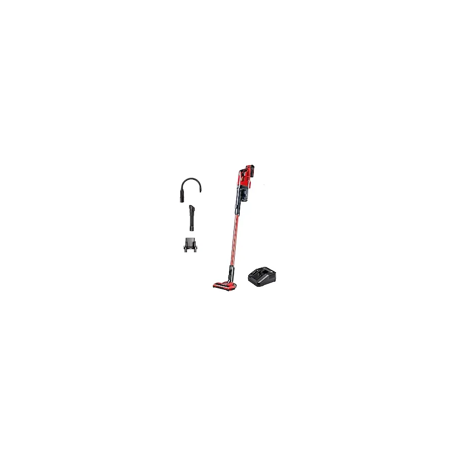 Einhell akülü çubuklu elektrikli süpürge TE-SV 18 Li (1x4.0 Ah) Power X-Change (18 V, torbasız, siklon teknolojisi, TAKVIYE modu, 3 aşamalı filtre sistemi, 4.0 Ah pil ve aksesuarlar dahil)