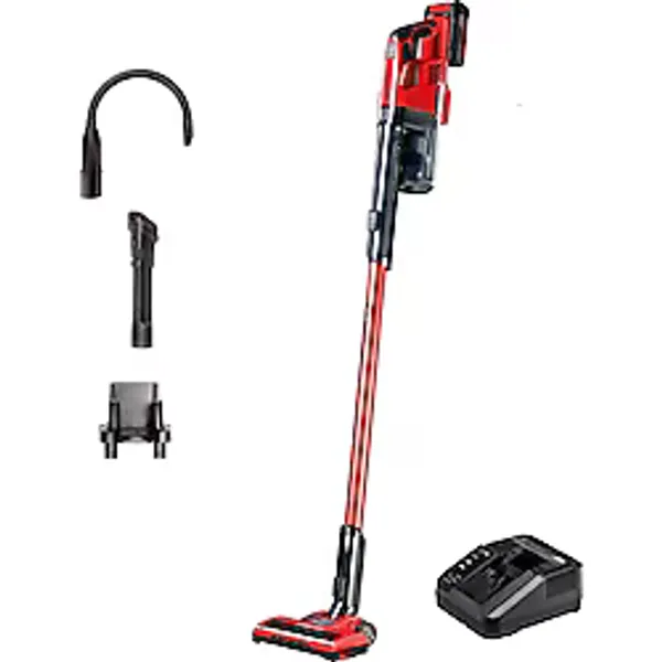 Einhell Akülü Dikey Süpürge TE-SV 18 Li (1x4,0 Ah) 2347187 PXC 18 V torbasız siklon teknolojisi BOOST modu 3 aşamalı filtre sistemi 4.0 Ah akü & aksesuarlar dahil