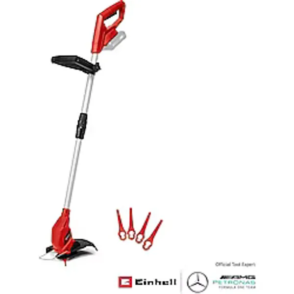 Einhell Akülü Kenar Kesme Makinesi GC-CT 18/24 Li-Solo 3411123 PXC 18 V ayarlanabilir teleskopik sap 20 plastik bıçak çiçek koruyucu akü hariç