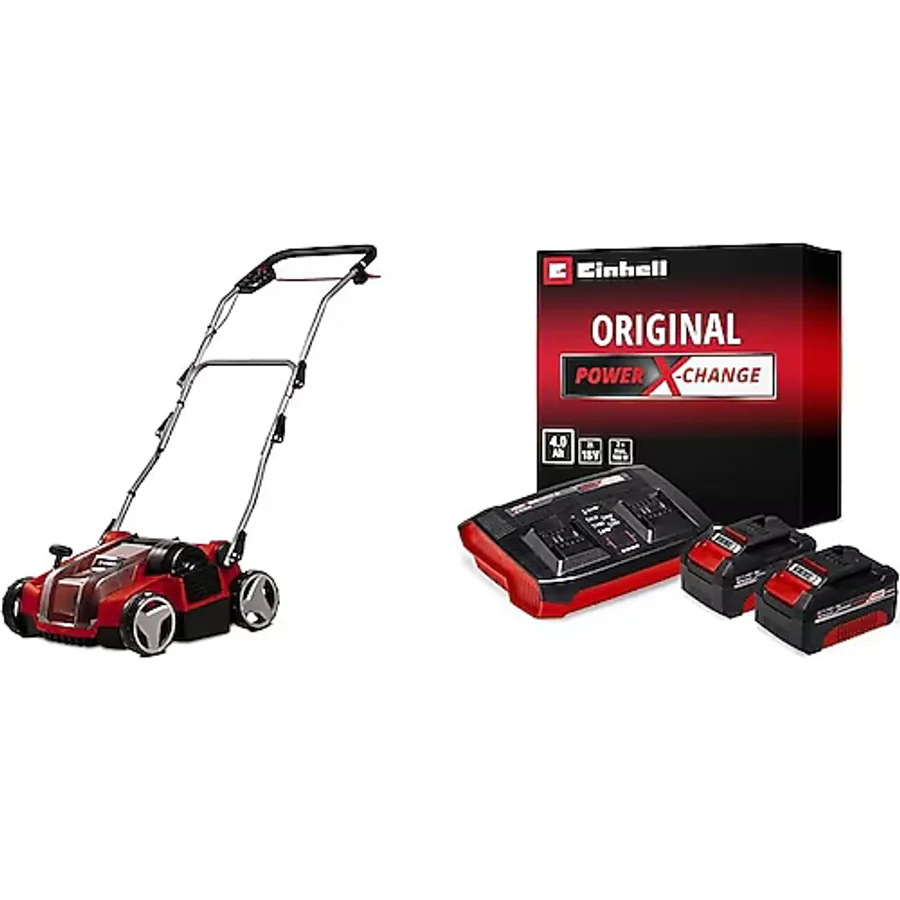 Einhell GE-SC 36/35 Li Çift Akülü 4 Ah Çim Havalandırma Makinesi