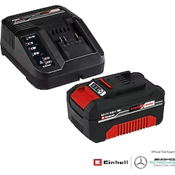 Einhell Orijinal Starter Set 4,0 Ah PXC 4512042 18 V 900 W akü + 3A şarj cihazı 75 dak. şarj süresi PXC Li-ion şarj yönetimi LED gösterge