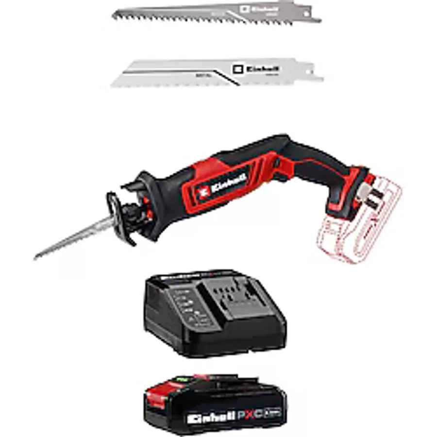 Einhell TE-AP 18/13 Li, Akülü Kılıç Testere Seti (2,5 Ah Akü ve Şarj Cihazı Dahildir)