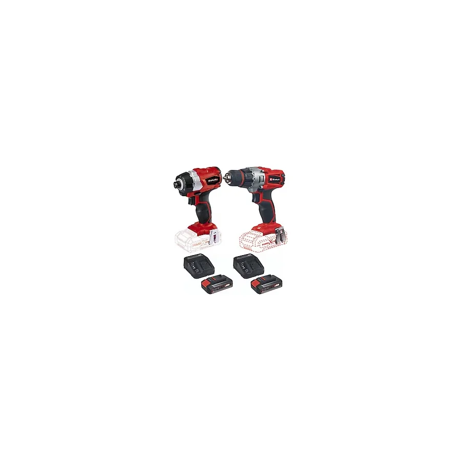 Einhell Te-Cd 18/2 Li Elektrikli El Aletleri Seti Te-Cı 18 Bl Torklu Darbeli Vidalama 2x2.5ah Çift Akülü Set