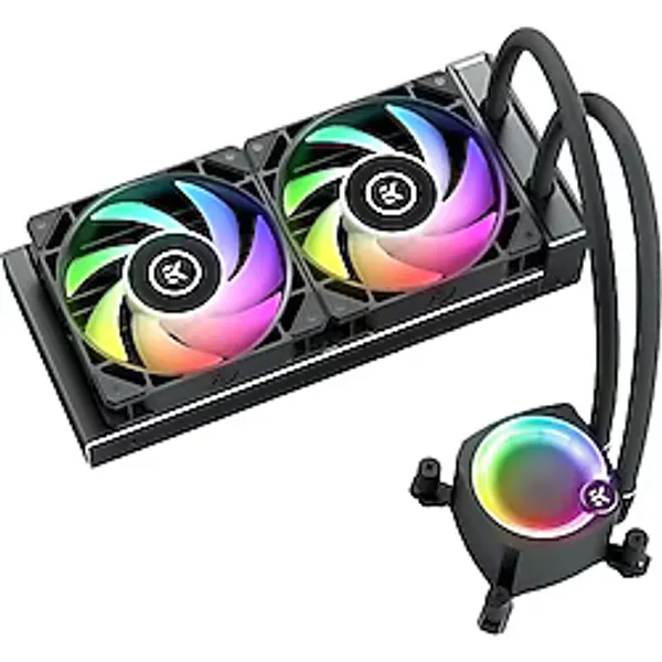 Ek Nucleus AIO CR240 Lux D-Rgb Ek Fpt Fanlı Hepsi Bir Arada Sıvı Cpu Soğutucu, Sıvı Soğutmalı Bilgisayar Bileşenleri, 120MM Fan, En Yeni Intel ve AMD Cpu'larla Uyumlu