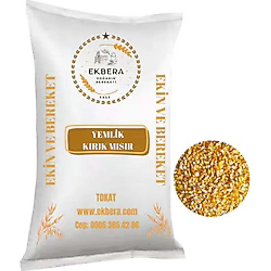 Ekbera Yemlik Kırık Mısır (Tavuk, Güvercin, Kanatlı Yem) - 25 Kg