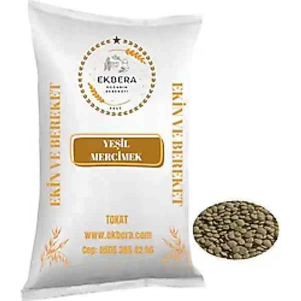 Ekbera Yerli Yeşil Mercimek 3 kg