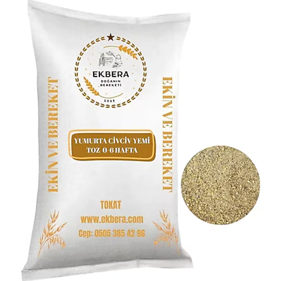 Ekbera - Yumurta Civciv Yemi (Toz) (0-6 Hafta) - 5 Kg