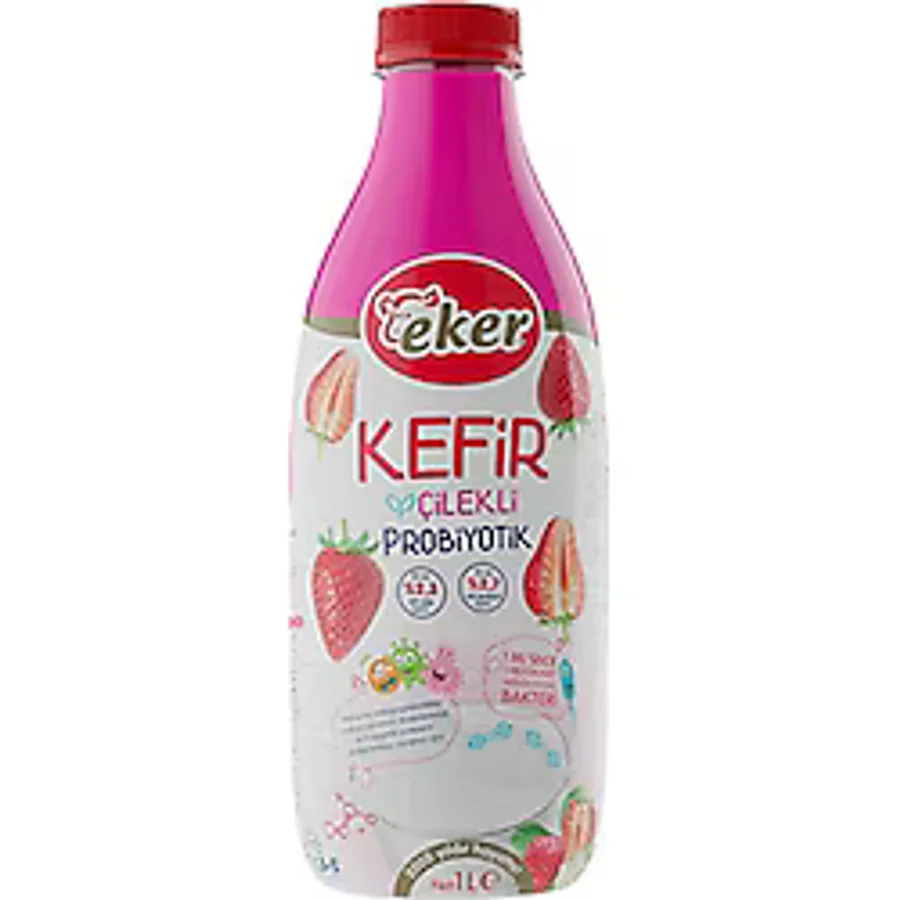 Eker Çilekli Kefir 1 lt