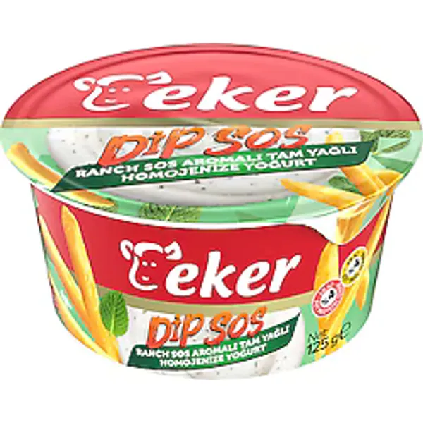 Eker Dip Sos Ranch Sos Aromalı Yoğurt 125 gr