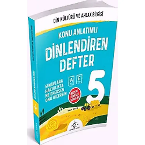 Eker Test Yayınları 5. Sınıf Din Kültürü ve Ahlak Bilgisi Dinlendiren Defter