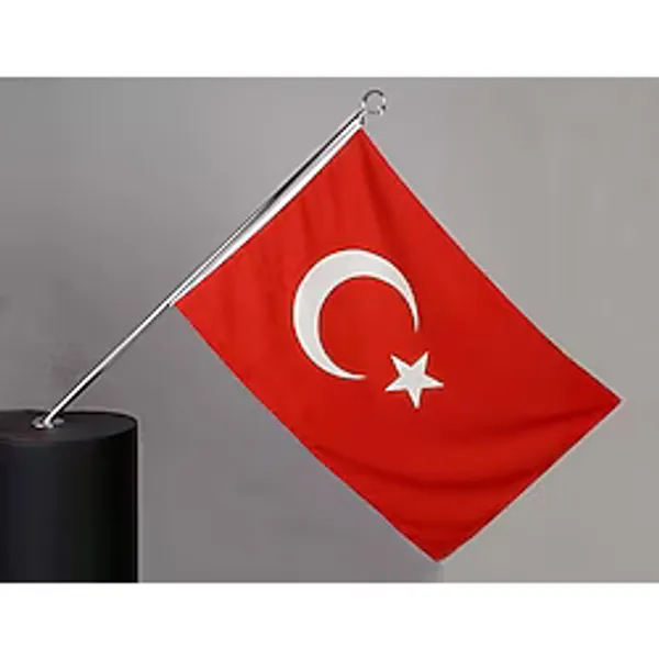 Ekin Bayrakçılık Bina Dış Cephe Bayrak Direği-Uzun (155cm.) - 155 cm