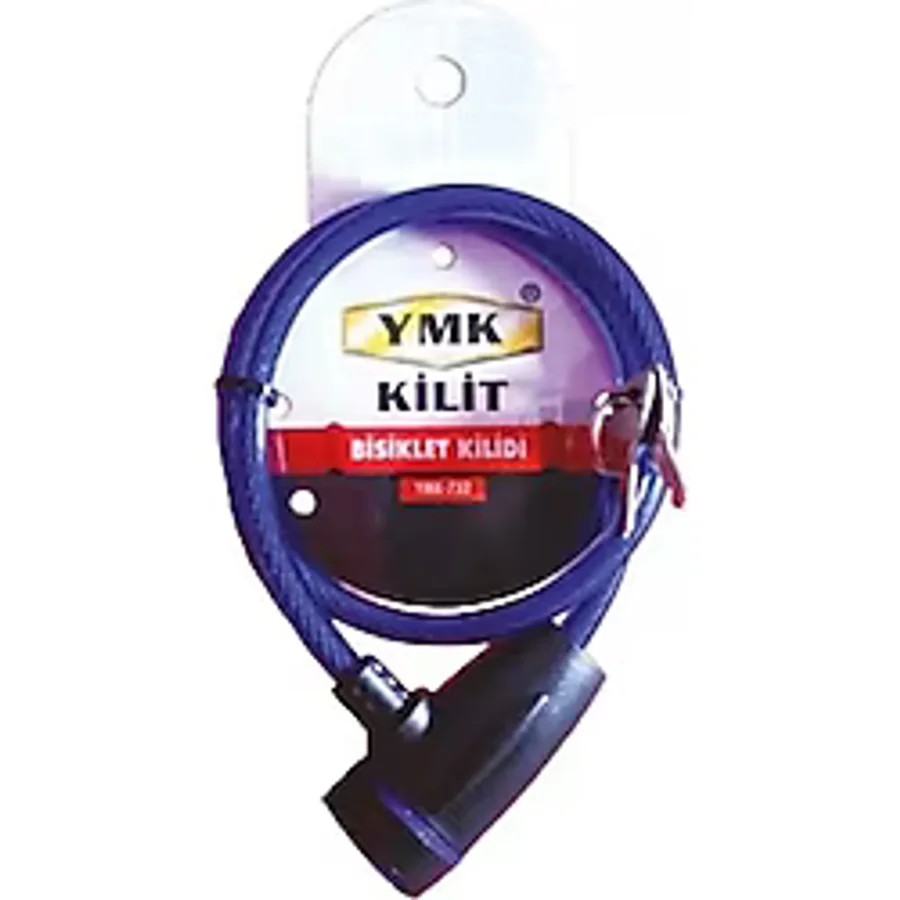 Eko Çelik Halatlı, İzoleli Bisiklet Kilidi - 8Mm, 65 Cm